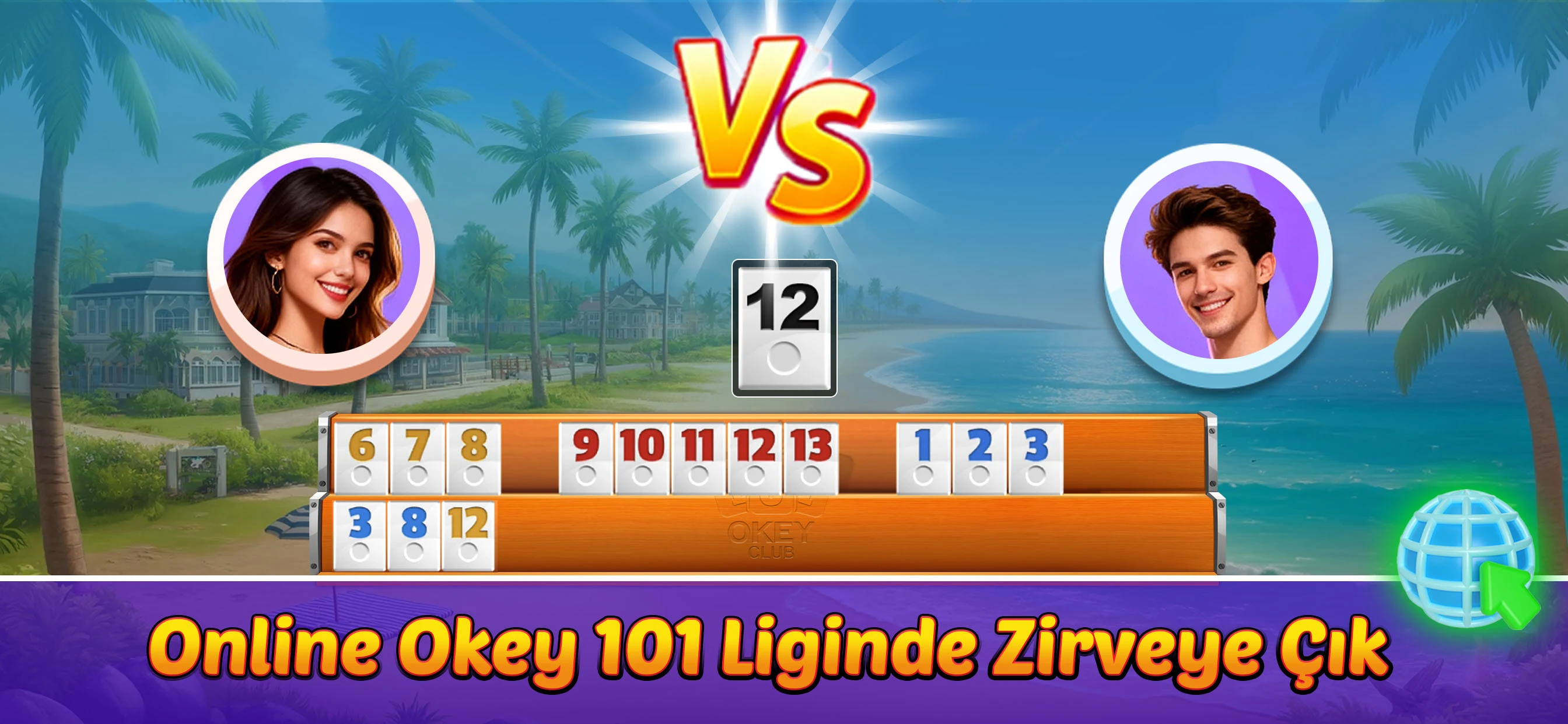 Okey Clup - 101 Okey Club screenshot