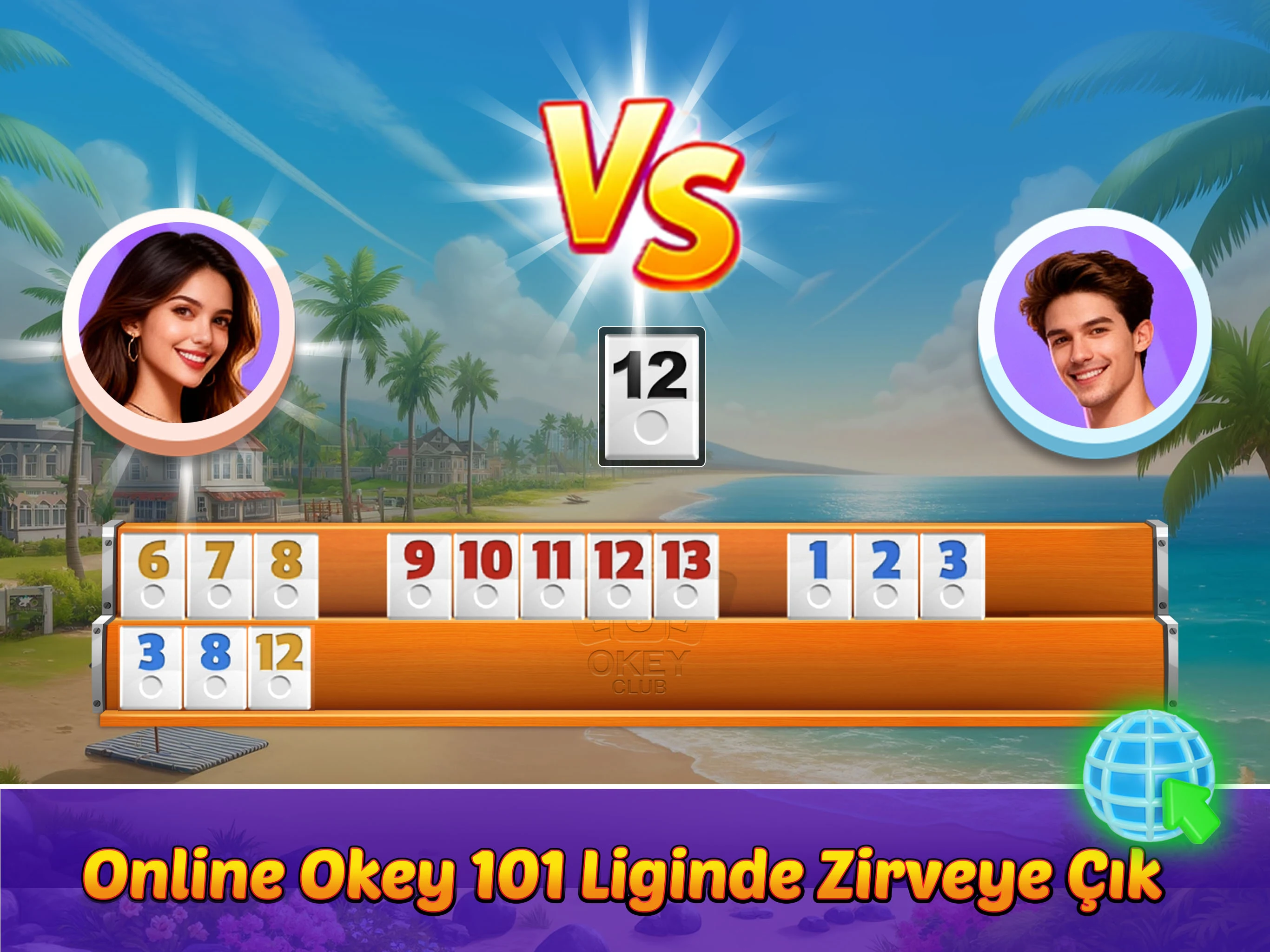 Okey Clup - 101 Okey Club screenshot