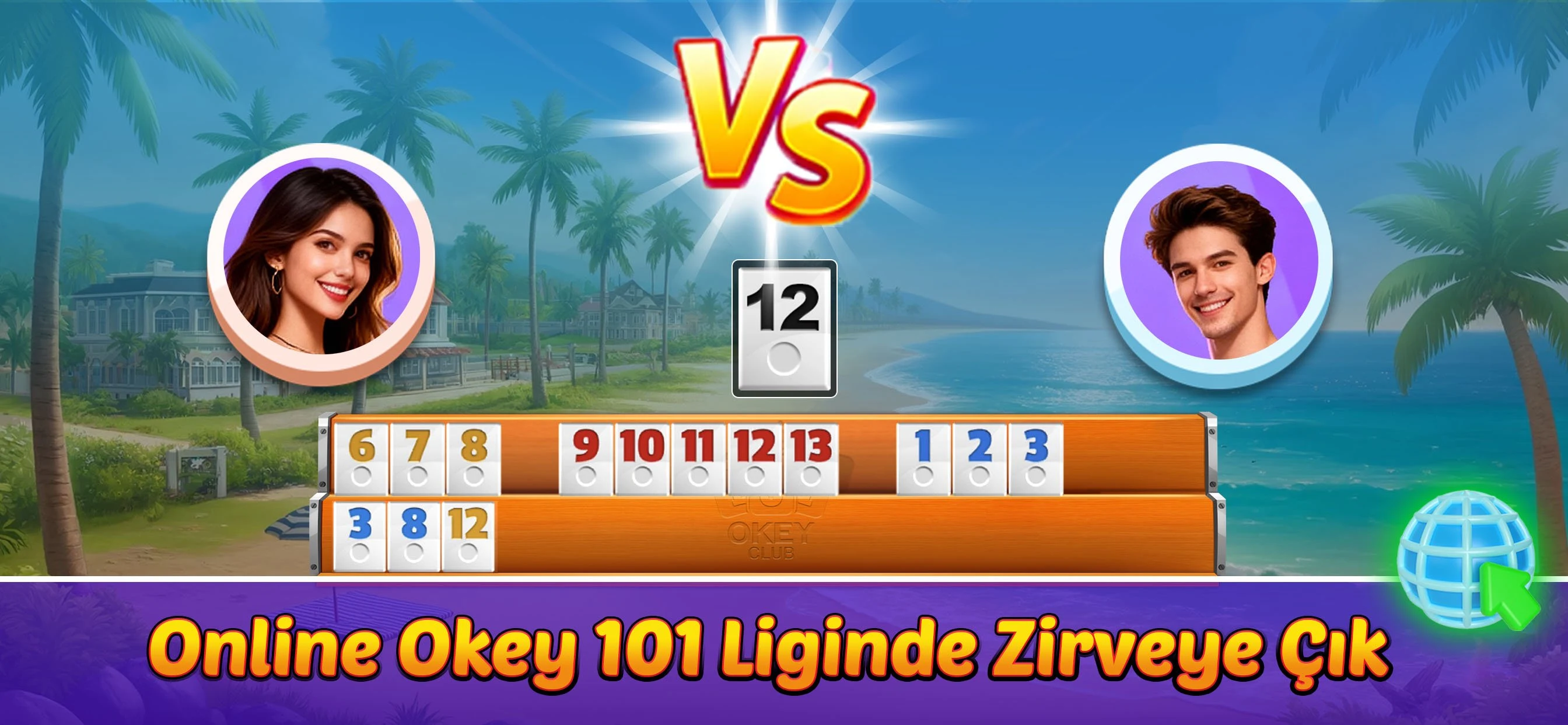 Okey Clup - 101 Okey Club screenshot